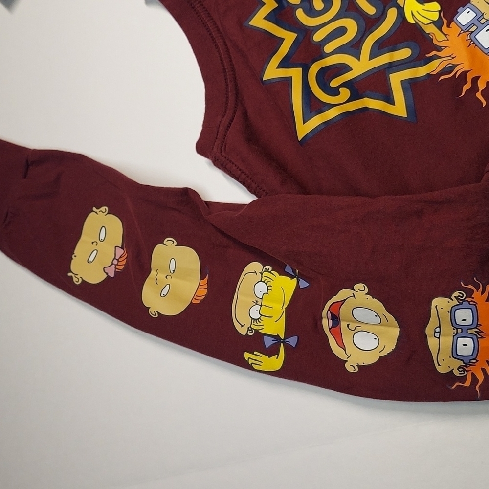 Vintage Tees - Rugrats Long Sleeve Crop Tee Size Small - Picture 3 of 9